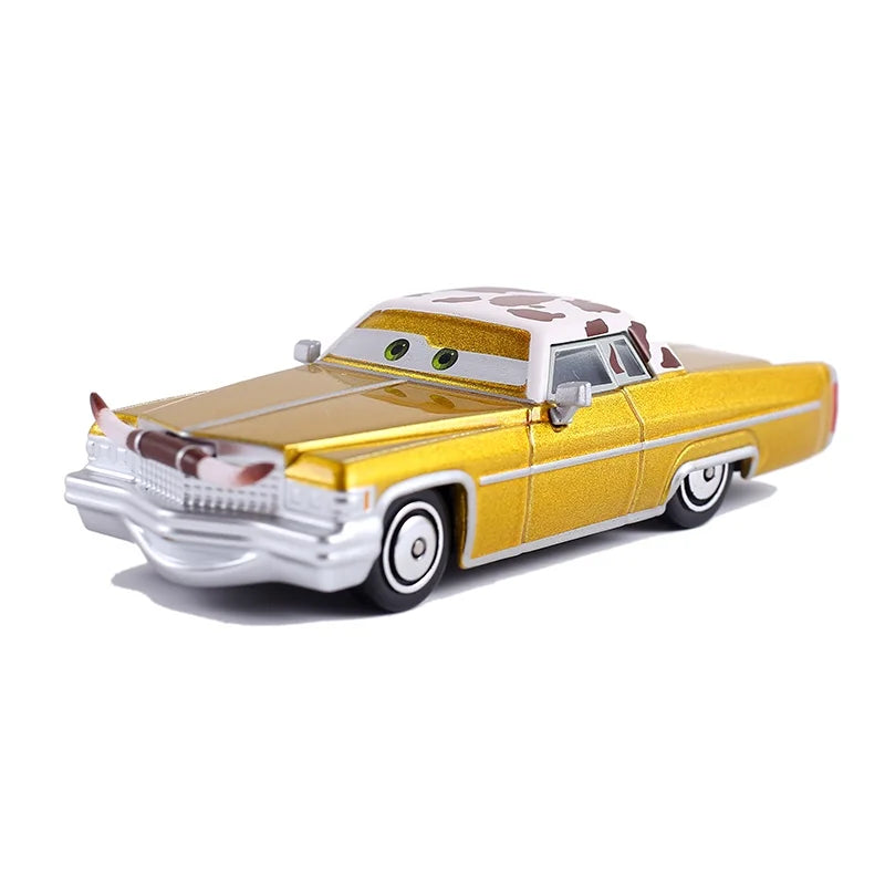 Disney Pixar Cars 2 Lightning McQueen Mini Diecast Racing Car Dinoco Racers Collection for Kids