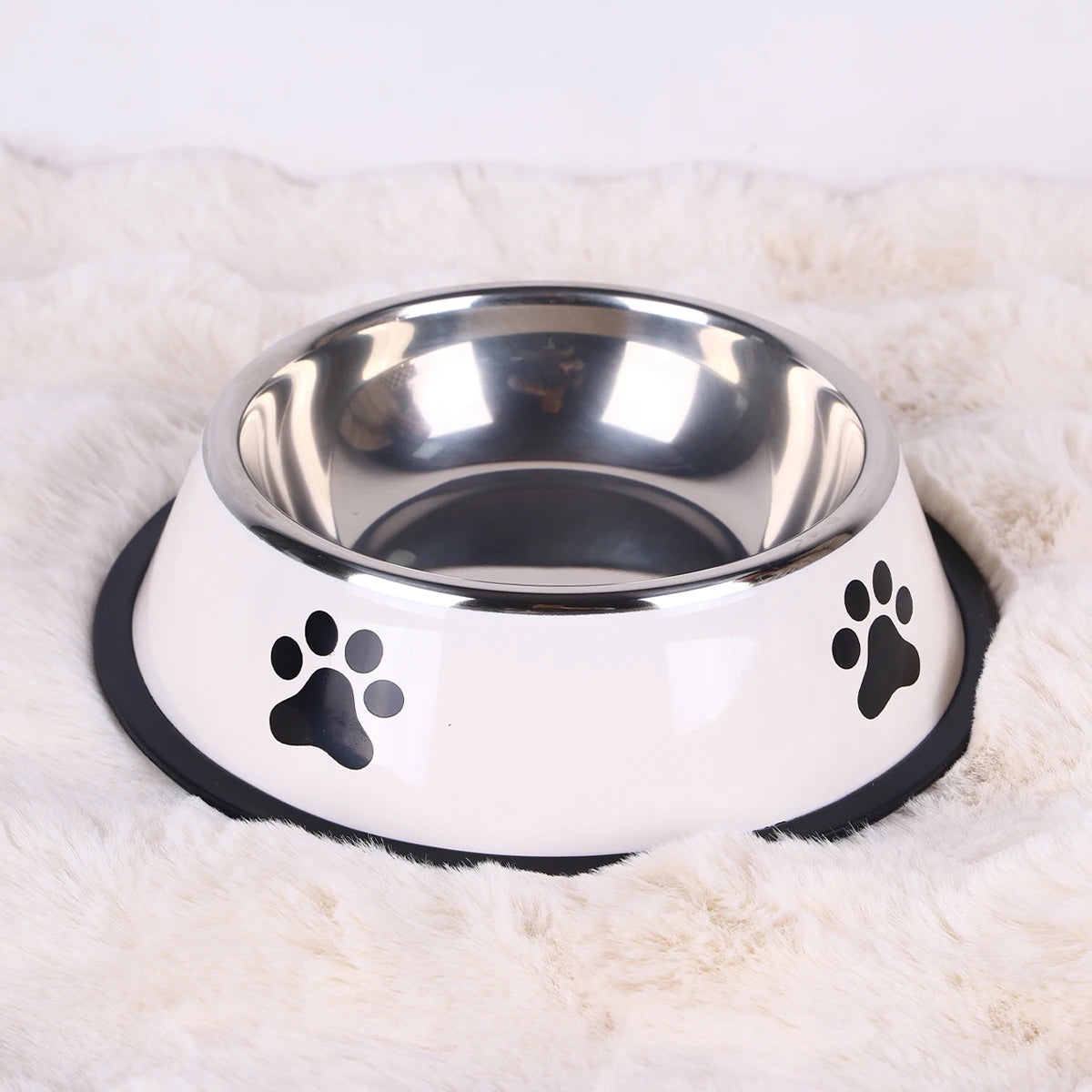 Stainless Steel Anti-Fall Pet Bowl – Cat & Dog Food Bowl, Multi-Specification