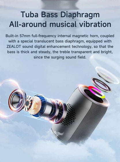 Zealot S32 Bluetooth Portable Speaker