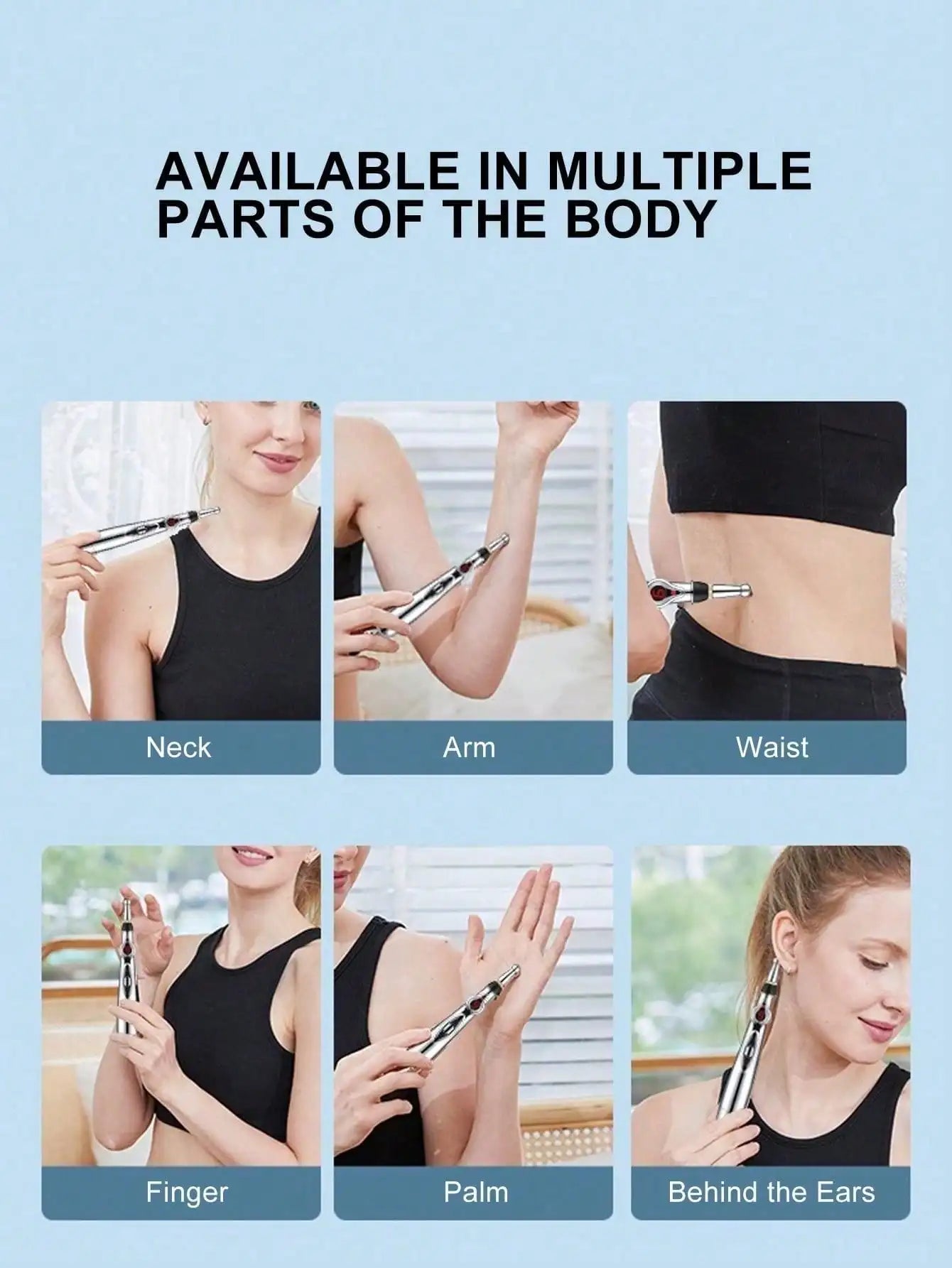 Meridian Pen Electronic Energy Circulation Massage Pen for Soothing & Relaxation