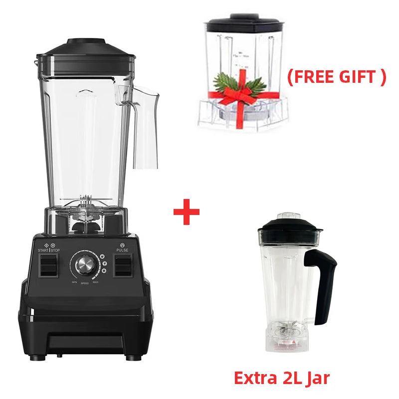 BioloMix Mini Pro 1800W Smoothie Blender with 1.8L & 0.6L Jars, BPA Free