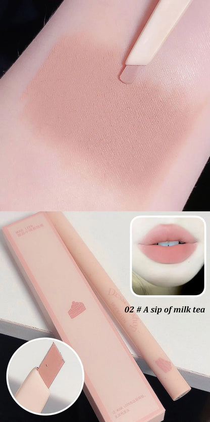Dessert Lip Liner – Automatic Rotating Waterproof & Long-Lasting Lipstick Pen