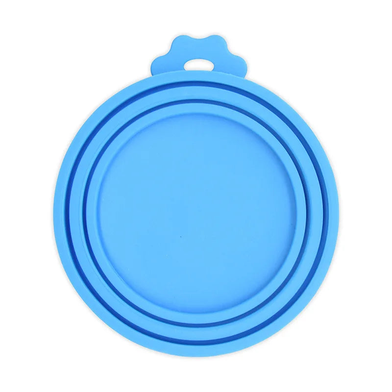 Reusable Pet Food Can Cover & Spoon Set – Portable Storage Lid for Dogs & Cats