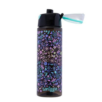 New Original Australia Smiggle Schoolbag for Girls with Black Cat Flower Lunch Bag & Pencil Case
