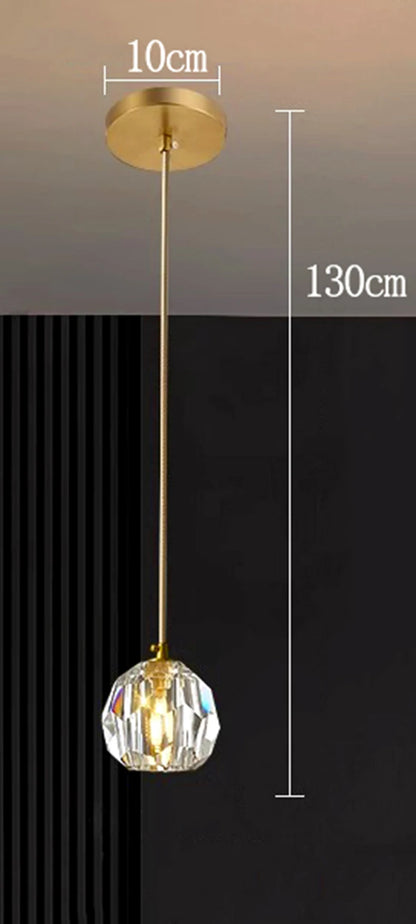 Modern Glass Pendant Lights, LED Ceiling Lamp & Hanging Chandelier for Dining Room