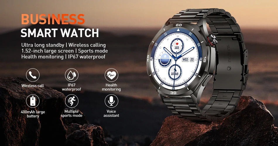 LIGE Smart Watch for Men & Women, Full Touch Screen, Sport Fitness Tracker, IP67 Waterproof, Bluetooth for Android/iOS