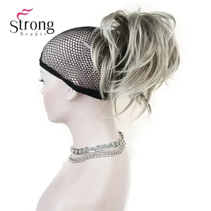StrongBeauty 12" Clip-on Synthetic Ponytail Hair Extension with Jaw Claw