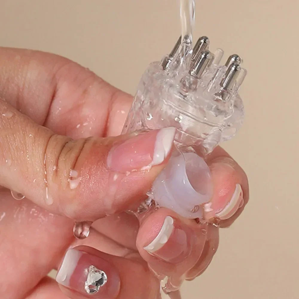 Scalp Applicator Liquid Comb Portable Mini Massage Comb for Essential Oil & Hair Loss Prevention Head Care Tool