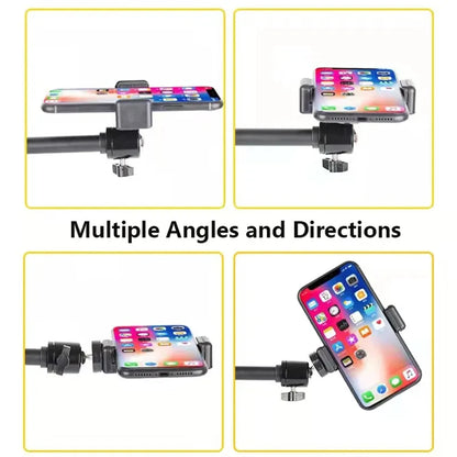 Overhead Tripod with Ring Light - Tabletop Stand & Mobile Phone Holder for Nail Art Photography