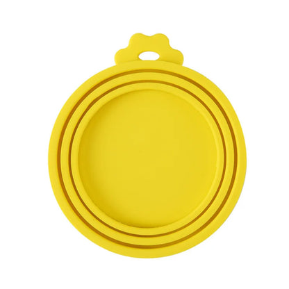 Reusable Pet Food Can Cover & Spoon Set – Portable Storage Lid for Dogs & Cats
