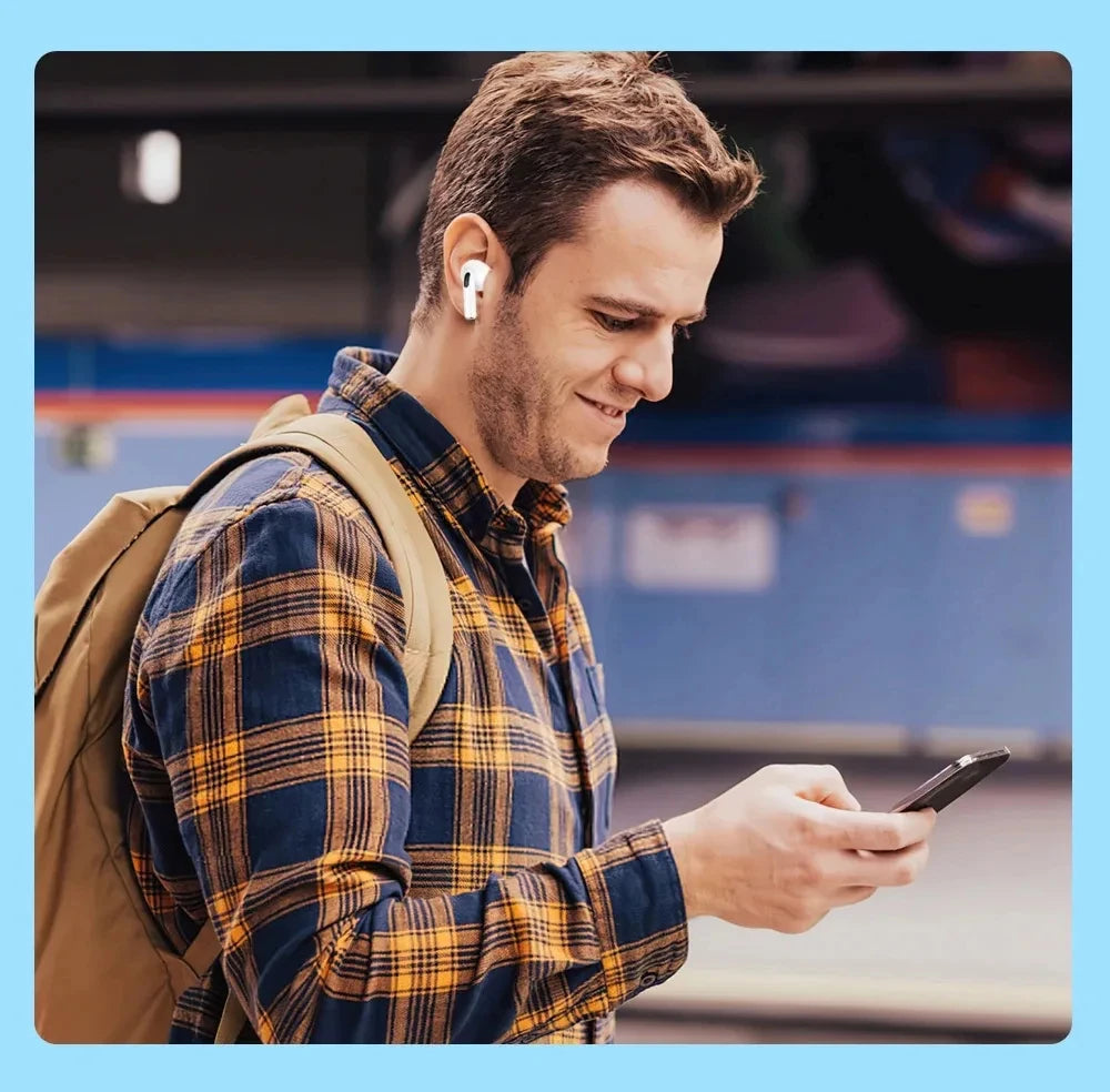 Tideboom W01 TWS Max Wireless Bluetooth Earbuds - Noise Cancelling for iPhone & Android