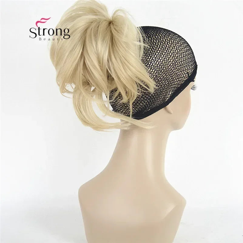 StrongBeauty 12" Clip-on Synthetic Ponytail Hair Extension with Jaw Claw