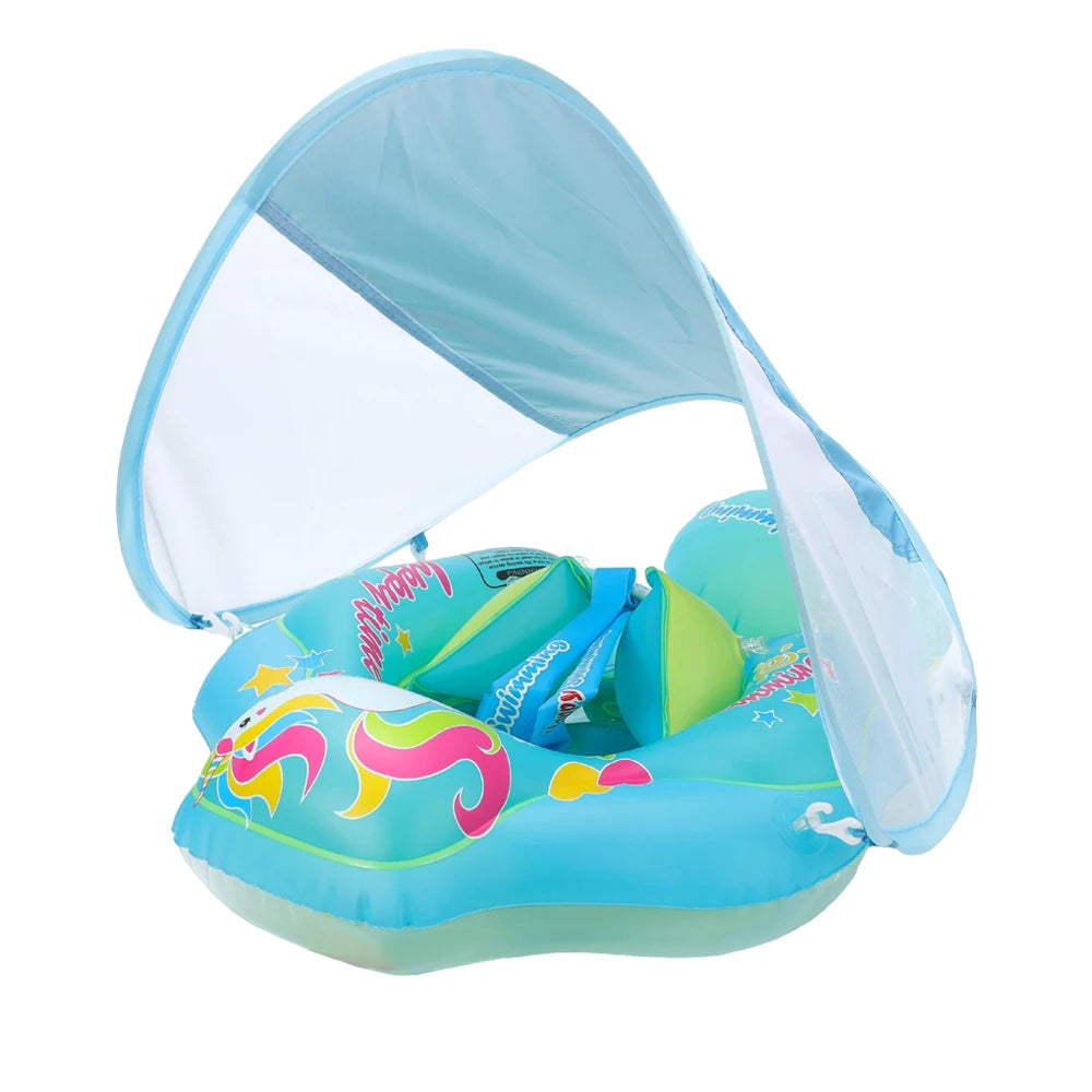 Baby Inflatable Swimming Float, Infant Swim Ring for Toddlers and Kids