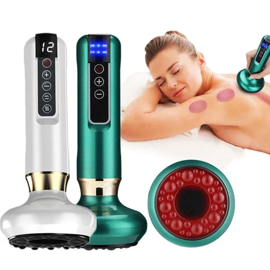 Tricolor Electric GuaSha Massager Anti-Cellulite Vacuum Suction & Slimming Therapy