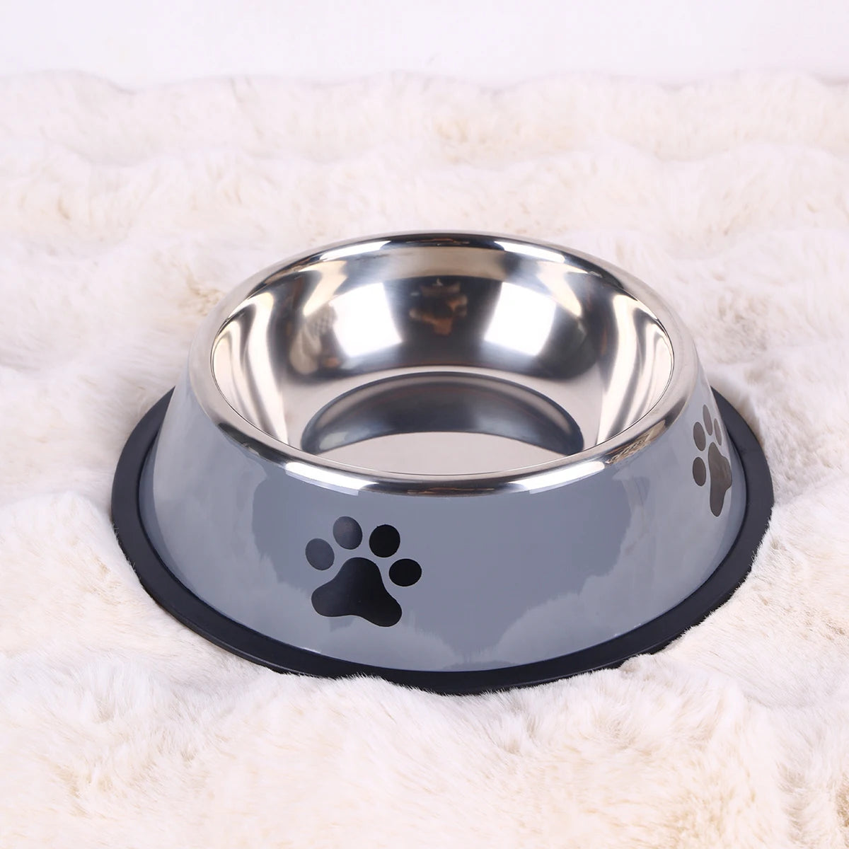 Stainless Steel Anti-Fall Pet Bowl – Cat & Dog Food Bowl, Multi-Specification