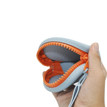 Portable Silicone Dog Treat Training Pouch with Lanyard & Hook for Outdoor Use