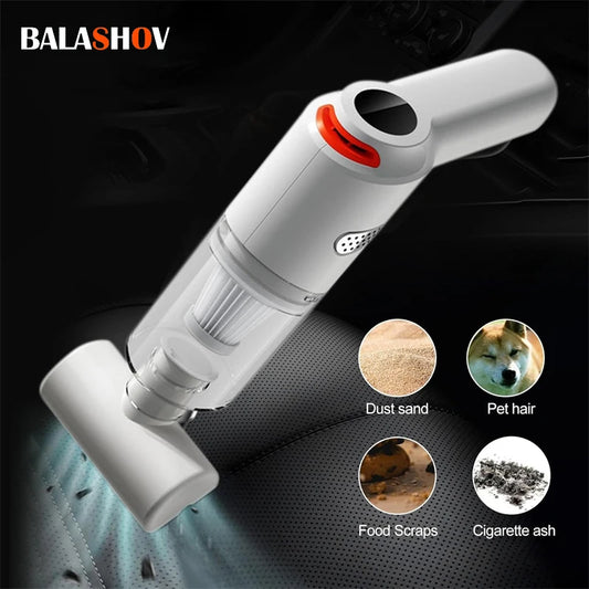 15000Pa Wireless Mini Handheld Vacuum Cleaner - High Suction for Home, Car & Pet Hair Removal