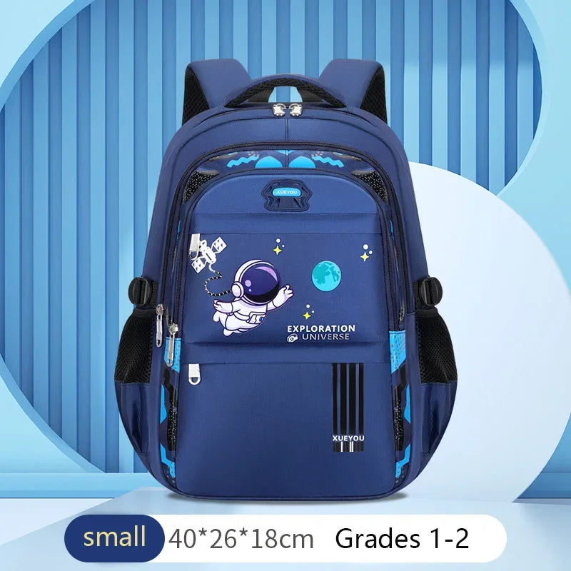 Astronaut Waterproof Backpack for Boys 2-16 Years – School & Primary Book Bag