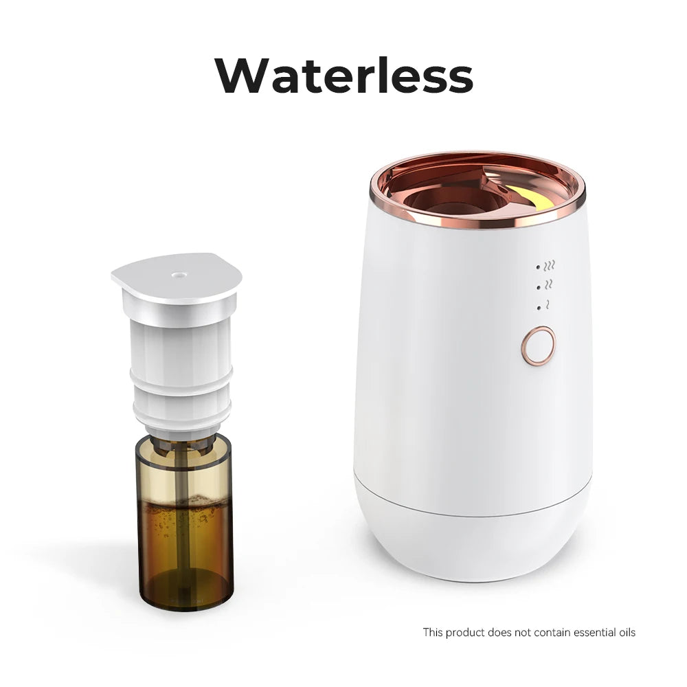 Mini Car Waterless Essential Oils Diffuser, Aromatherapy & Air Freshener