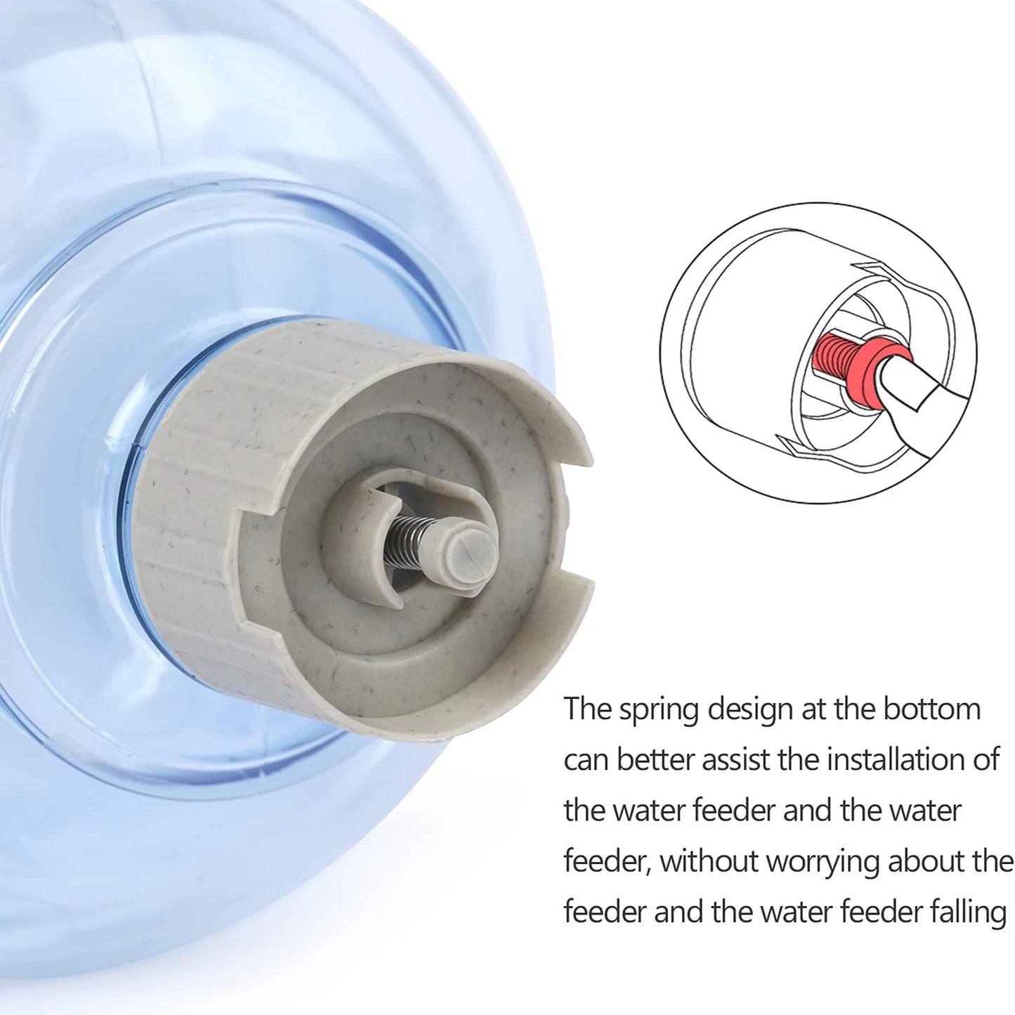 Automatic Pet Water Dispenser & Feeder - Large Capacity for Dogs & Cats