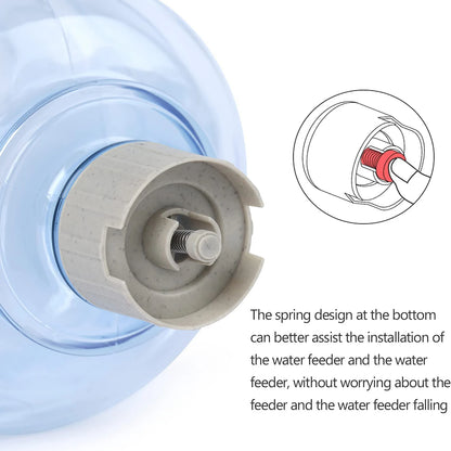 Automatic Pet Water Dispenser & Feeder - Large Capacity for Dogs & Cats