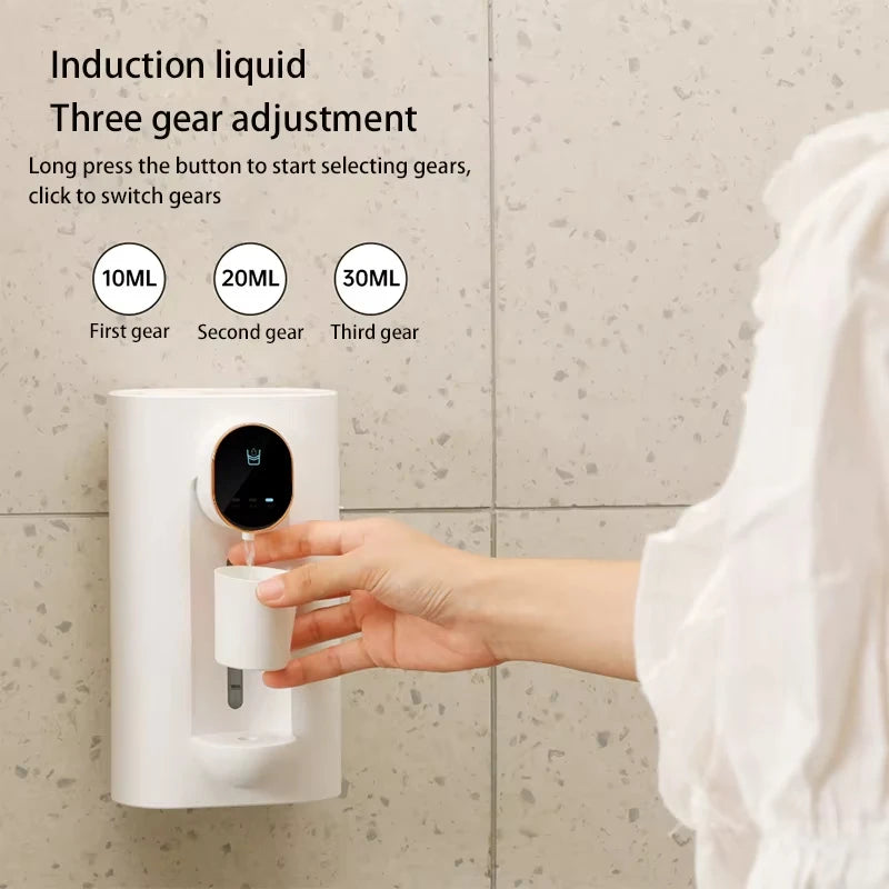 40Ml Wall-Mount Automatic Mouthwash Dispenser Bottle