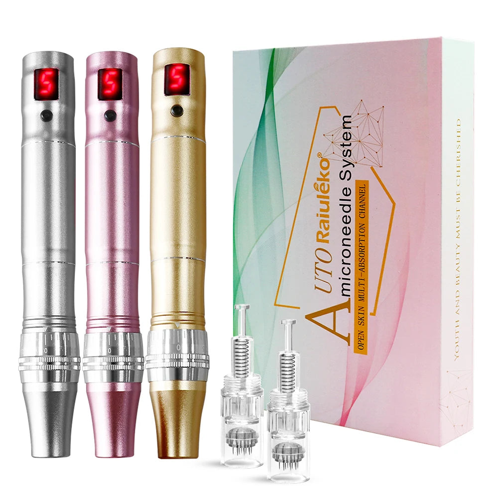 Electric Dr.Imp Wireless Dermapen - Microneedling Device with Nano Needle Cartridge