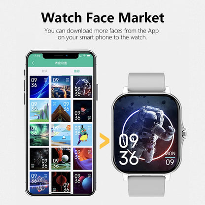 2025 Sport Smart Watch, Fitness Tracker, Health Monitor, Waterproof, Bluetooth Call for Men & Women, IOS, Xiaomi, Huawei
