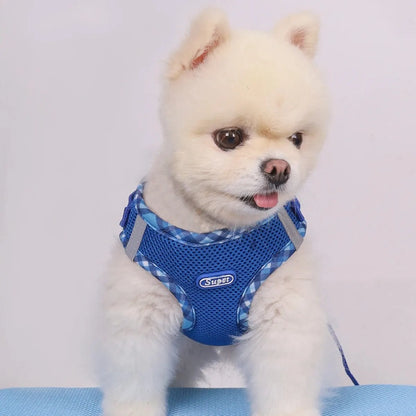 Supet Adjustable Anti-Pull Dog Harness for Easy Control - Small & Medium Dogs