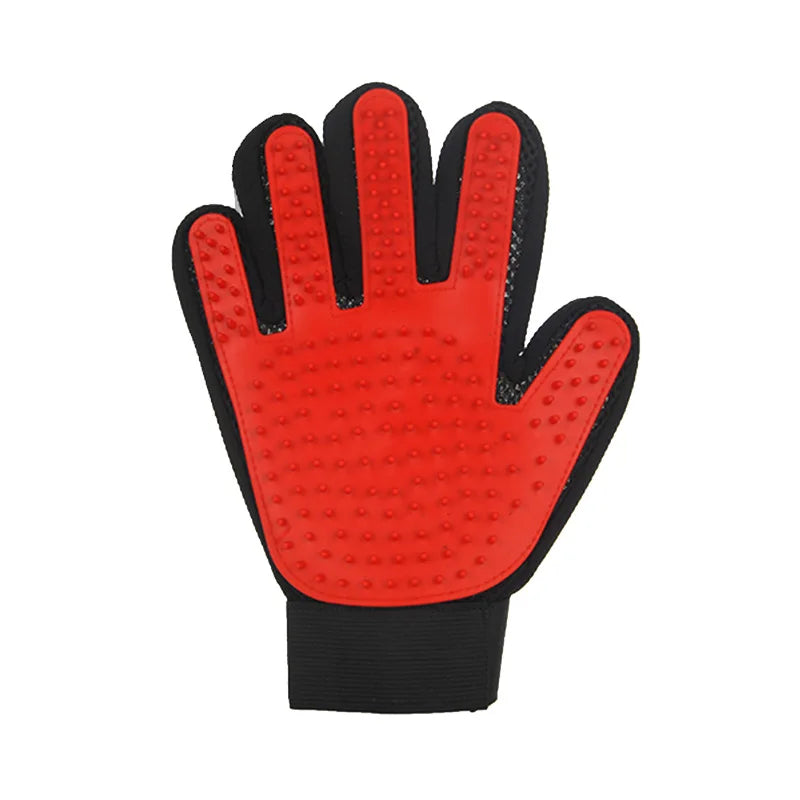 Cat Hair Removal Gloves Rubber Pet Grooming Massage Brush Effective for Dogs & Cats 6 Colors