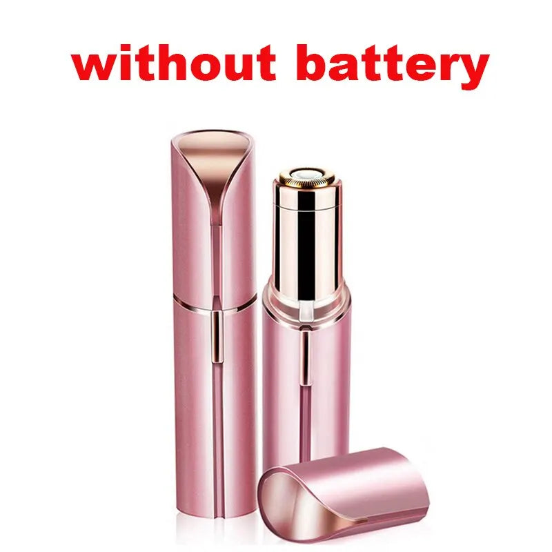 Portable Lipstick Electric Hair Remover for Women Painless Facial Shaver Tool