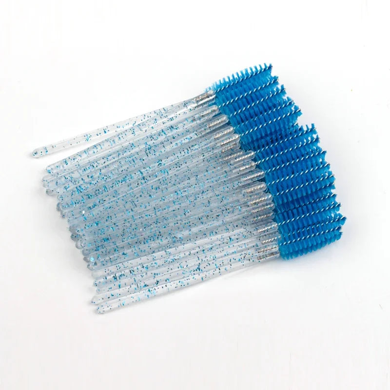 CNK Disposable Eyelash Brushes – 5/50 Pcs Mascara Wands Applicator Spoolers for Makeup