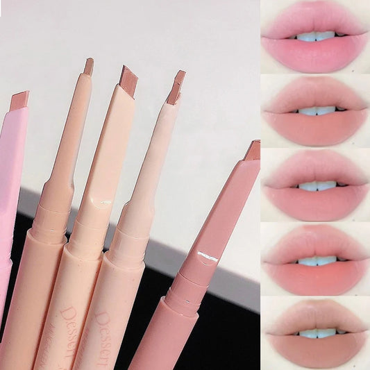 Dessert Lip Liner – Automatic Rotating Waterproof & Long-Lasting Lipstick Pen
