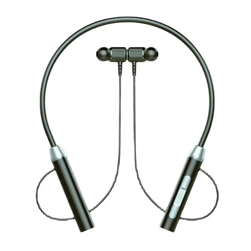 Neck Mounted Bluetooth Earphones - Wireless, Ultra Long Standby, Sweatproof for Games, Sports, and Running (Android & iOS)