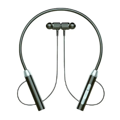 Neck Mounted Bluetooth Earphones - Wireless, Ultra Long Standby, Sweatproof for Games, Sports, and Running (Android & iOS)