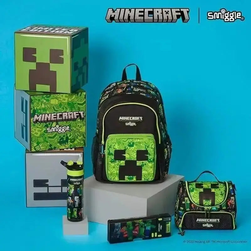 Genuine Smiggle Backpack Set – School Bag, Pen Case & Lunch Bag for Kids