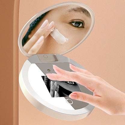 UV Mirror Sunscreen Testing Camera – 2X Magnification Pocket-Sized Travel Makeup Tool