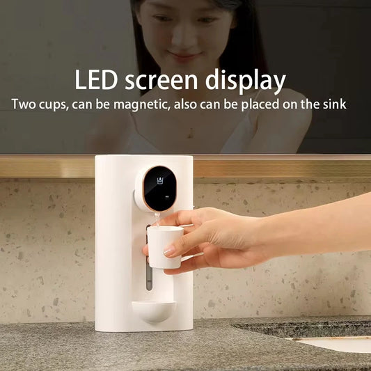 40Ml Wall-Mount Automatic Mouthwash Dispenser Bottle