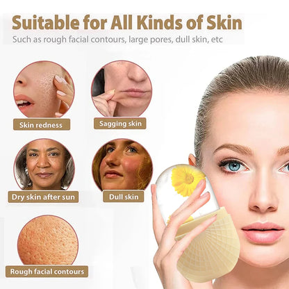 Ice Roller for Face and Eyes Cooling Firming Facial Skin Care Tool