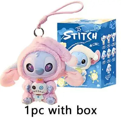 15CM Stitch Eat Something Series Blind Box Plush Doll Pendant – Mystery Toy Gift