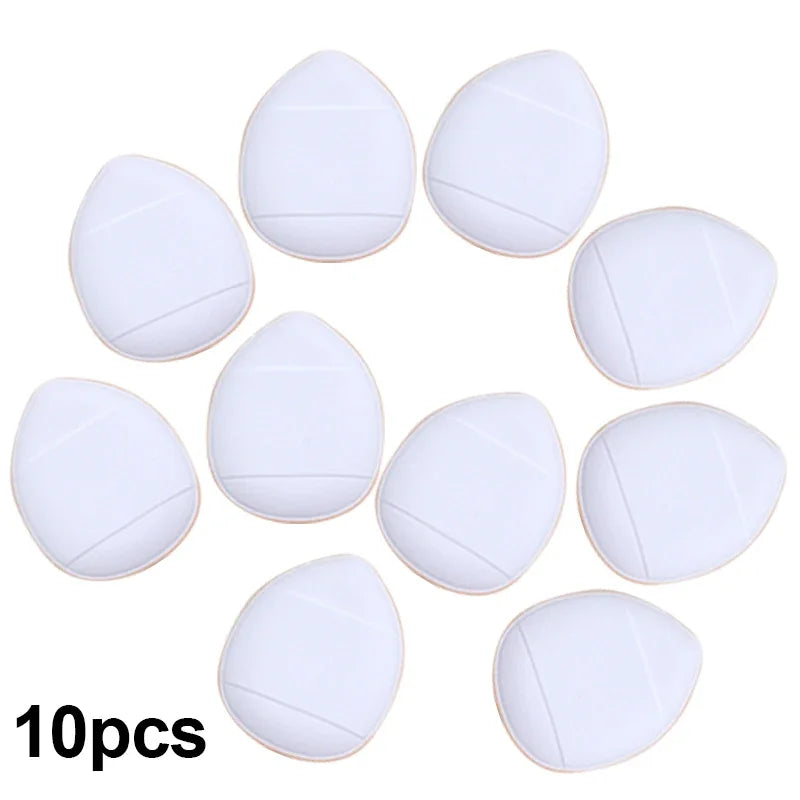 5/10Pcs Mini Finger Puff – Air Cushion Powder Sponge for Foundation & BB Cream Application