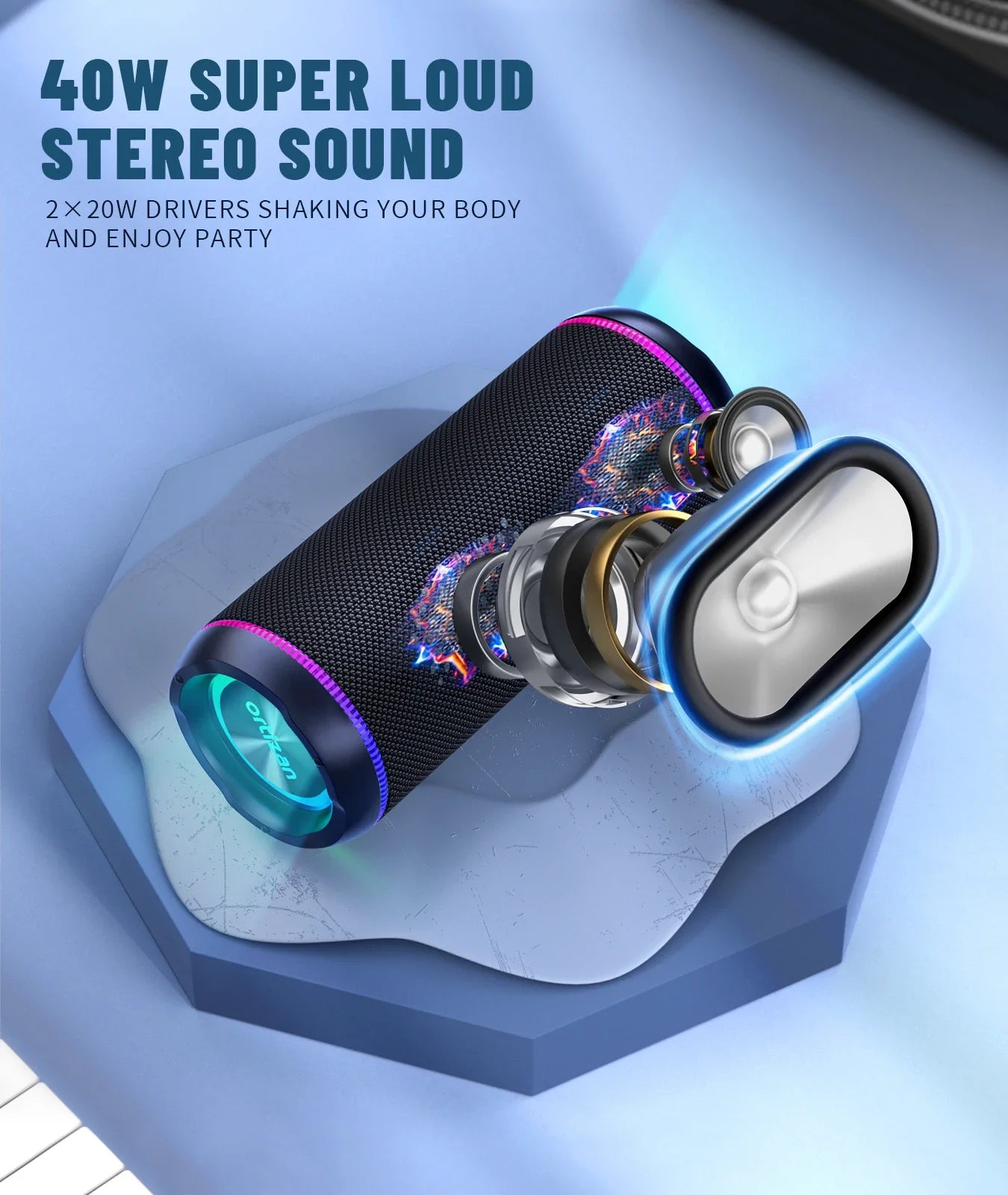 Ortizan X30 Bluetooth Speaker