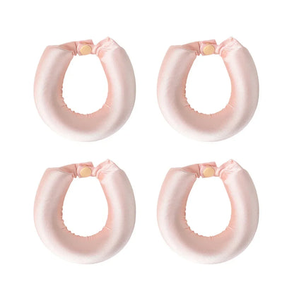 Heatless Satin Curling Rod Headband No-Heat Silk Curls Lazy Hair Rollers Soft Sleep-in Styling Tool