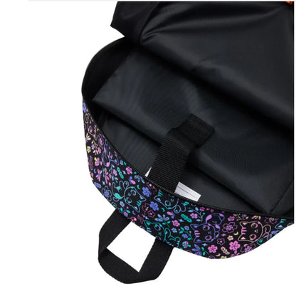 New Original Australia Smiggle Schoolbag for Girls with Black Cat Flower Lunch Bag & Pencil Case