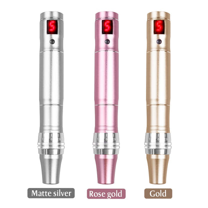 Electric Dr.Imp Wireless Dermapen - Microneedling Device with Nano Needle Cartridge