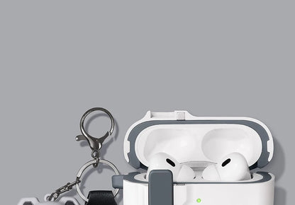 Protective Case for AirPods 4 - Luxury Shockproof Cover with Hook for AirPods Pro 2 & 3