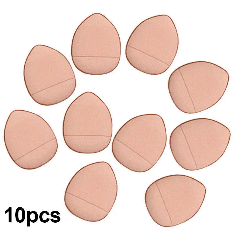 5/10Pcs Mini Finger Puff – Air Cushion Powder Sponge for Foundation & BB Cream Application