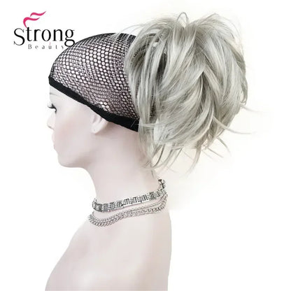 StrongBeauty 12" Clip-on Synthetic Ponytail Hair Extension with Jaw Claw