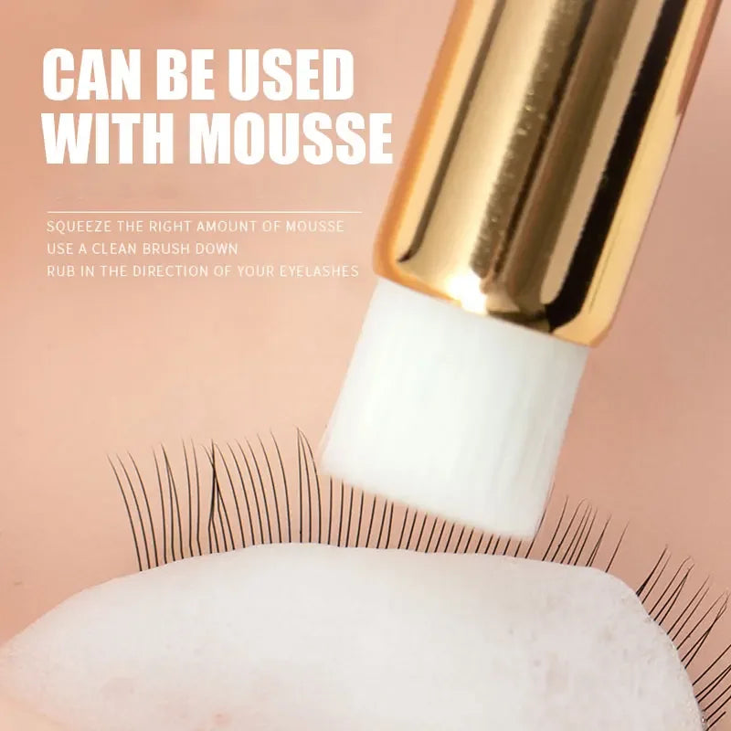 Eyelash Cleaning Brush Set - Lash Shampoo & Blackhead Remover Makeup Tools (3/10/20/50/100pcs)
