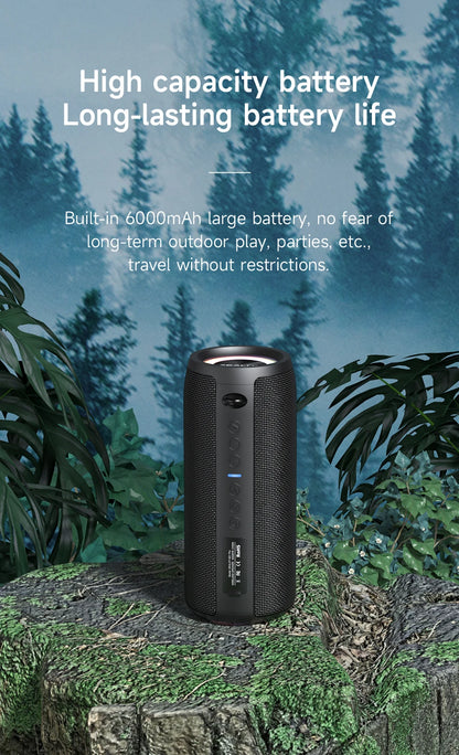 ZEALOT-S51Pro 40W High-Power Bluetooth Speaker, 3D Stereo Bass, Portable, IPX5 Waterproof, TWS Boom Box
